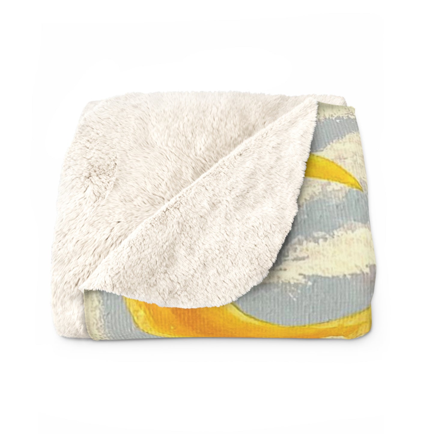 Original Artwork Sherpa Fleece Blanket