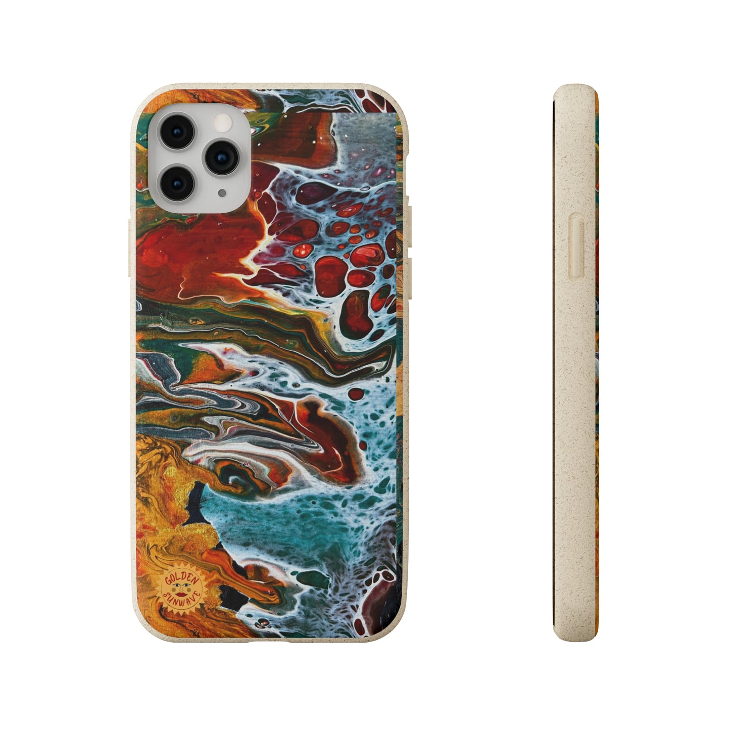 Geode Biodegradable Case Featuring Original Artwork by GoldenSunwave