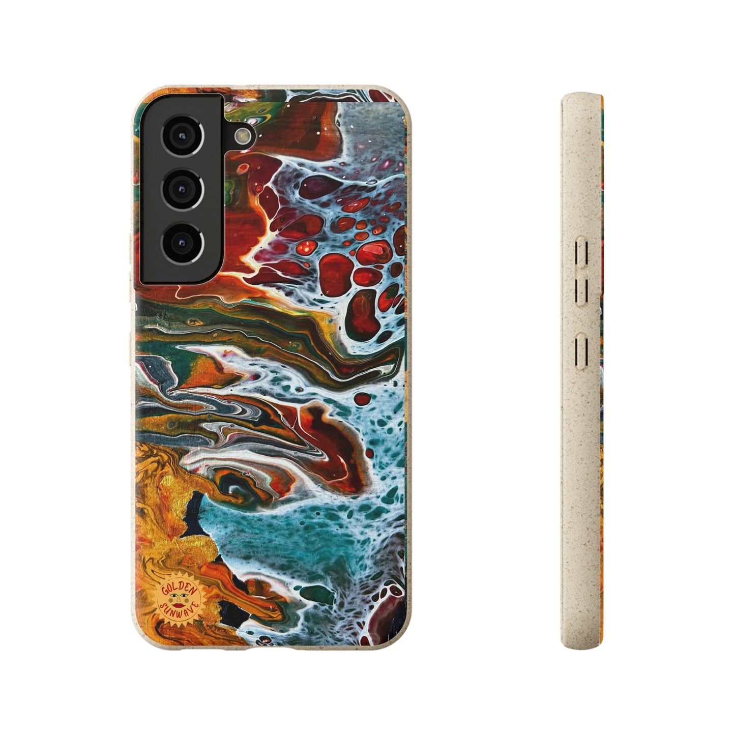Geode Biodegradable Case Featuring Original Artwork by GoldenSunwave