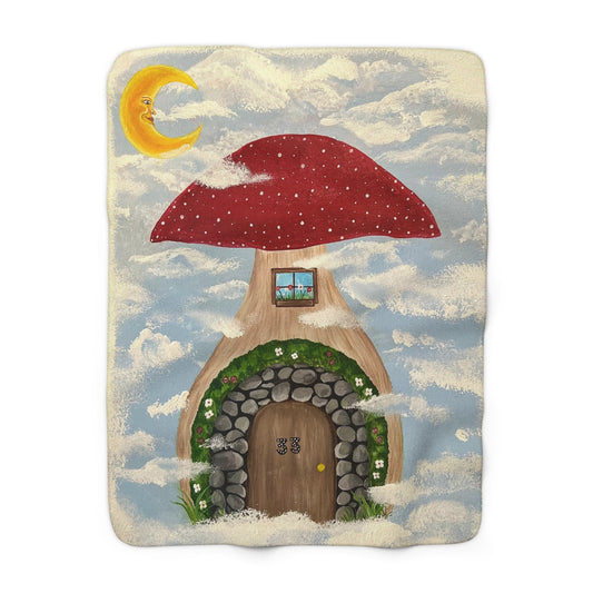 Original Artwork Sherpa Fleece Blanket