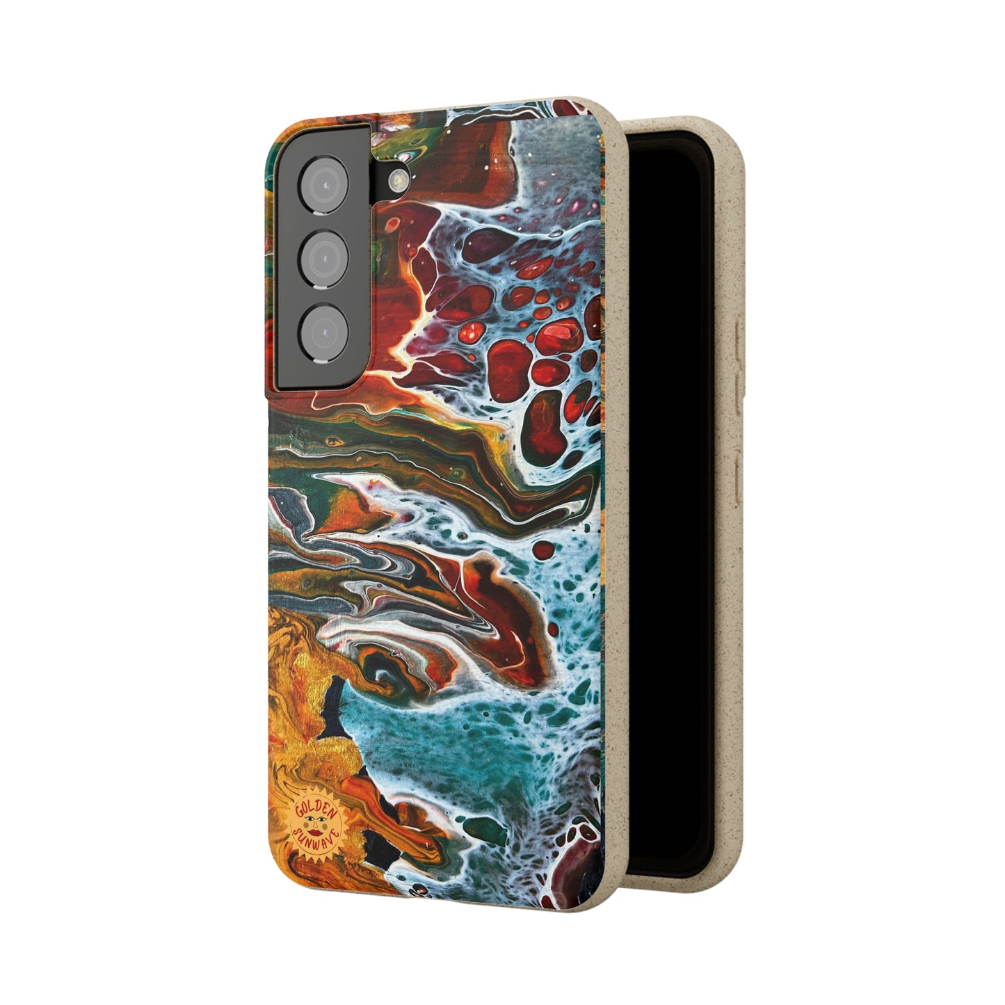 Geode Biodegradable Case Featuring Original Artwork by GoldenSunwave