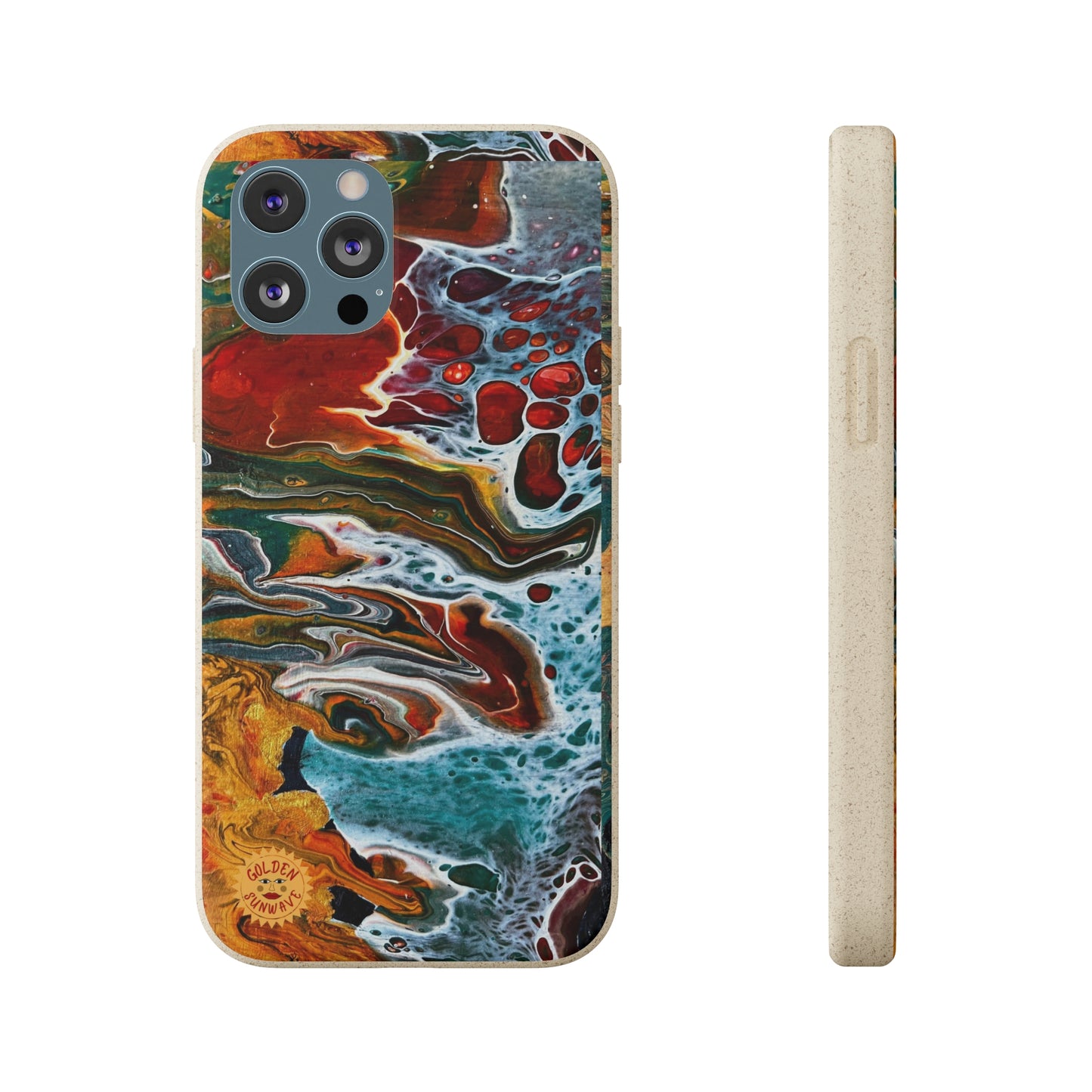 Geode Biodegradable Case Featuring Original Artwork by GoldenSunwave