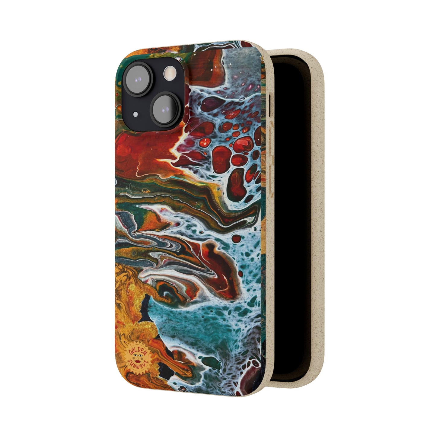 Geode Biodegradable Case Featuring Original Artwork by GoldenSunwave