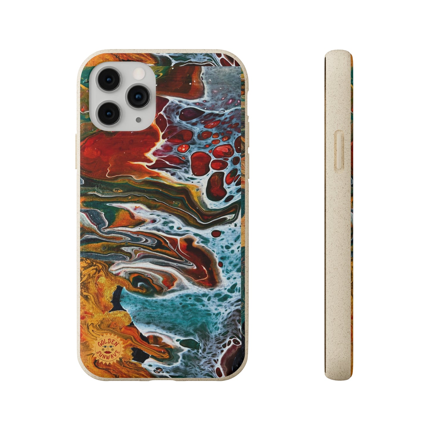 Geode Biodegradable Case Featuring Original Artwork by GoldenSunwave