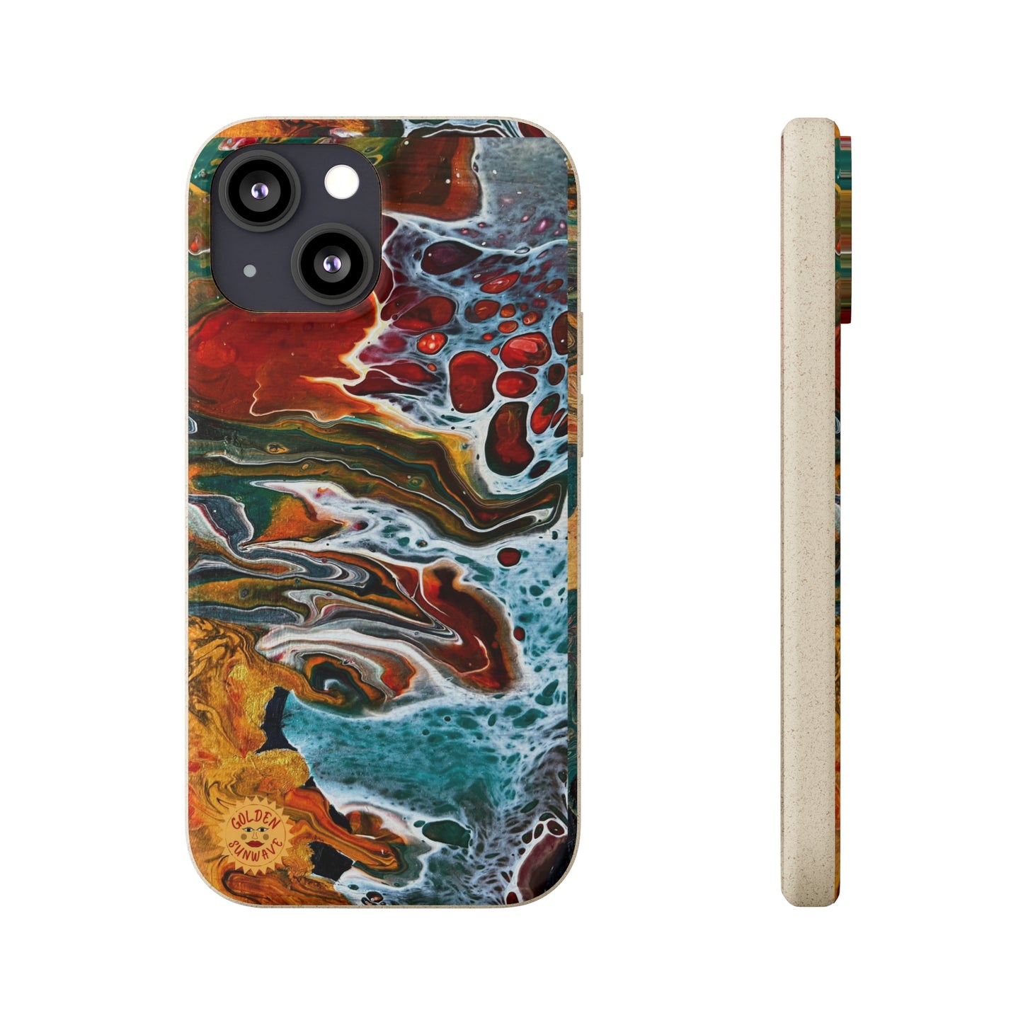 Geode Biodegradable Case Featuring Original Artwork by GoldenSunwave