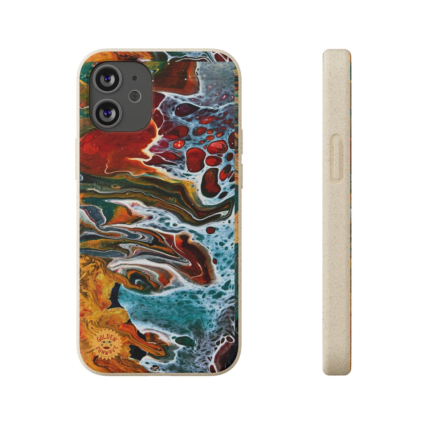 Geode Biodegradable Case Featuring Original Artwork by GoldenSunwave
