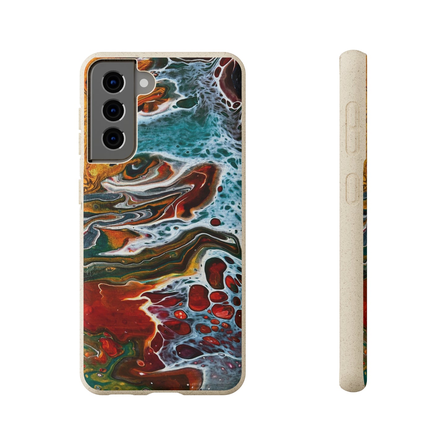 Geode Biodegradable Case Featuring Original Artwork by GoldenSunwave