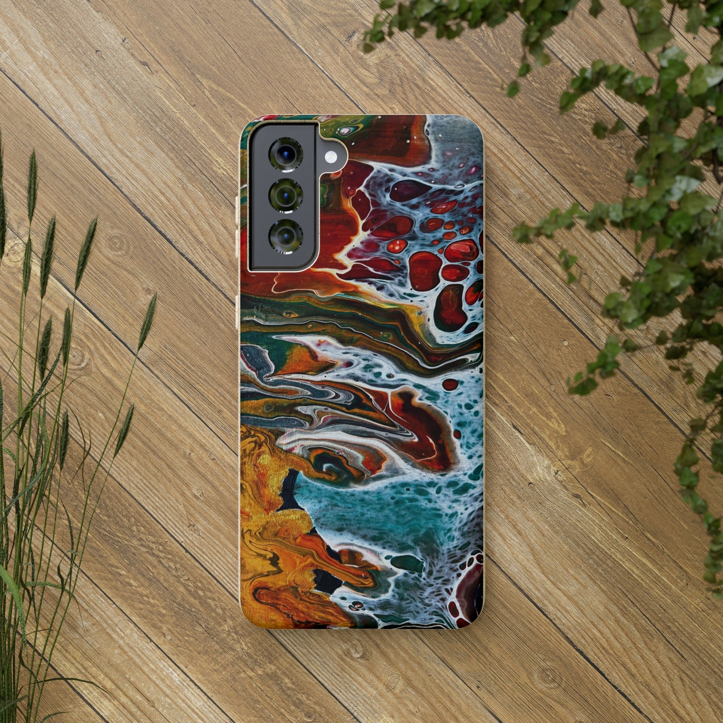 Geode Biodegradable Case Featuring Original Artwork by GoldenSunwave