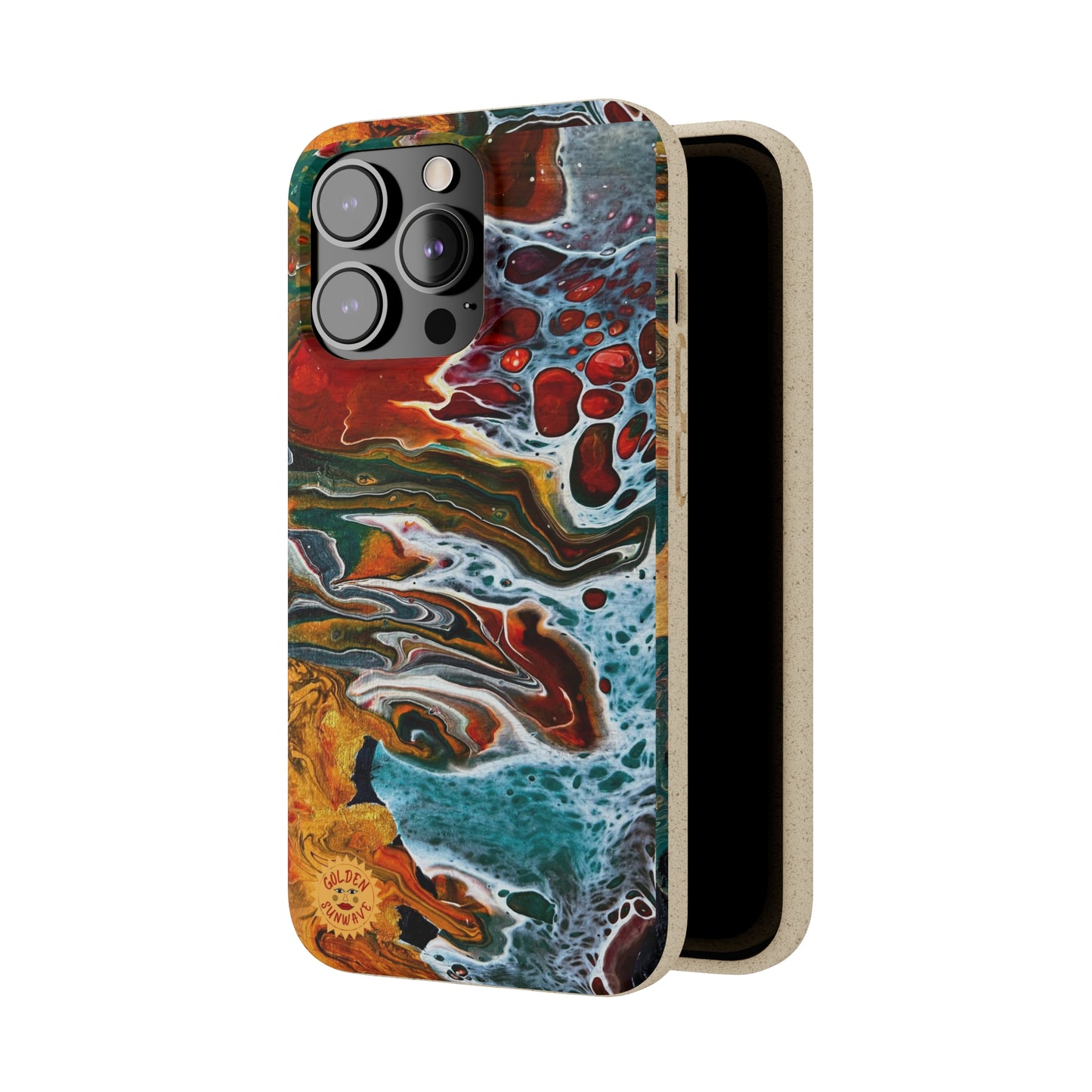 Geode Biodegradable Case Featuring Original Artwork by GoldenSunwave