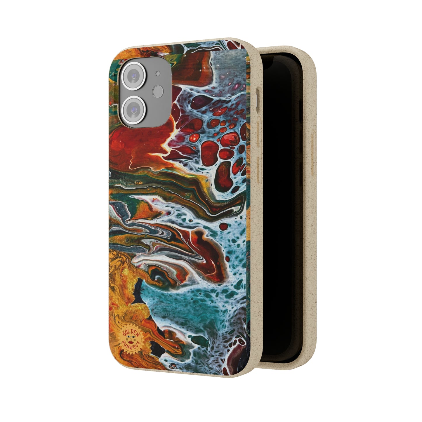 Geode Biodegradable Case Featuring Original Artwork by GoldenSunwave