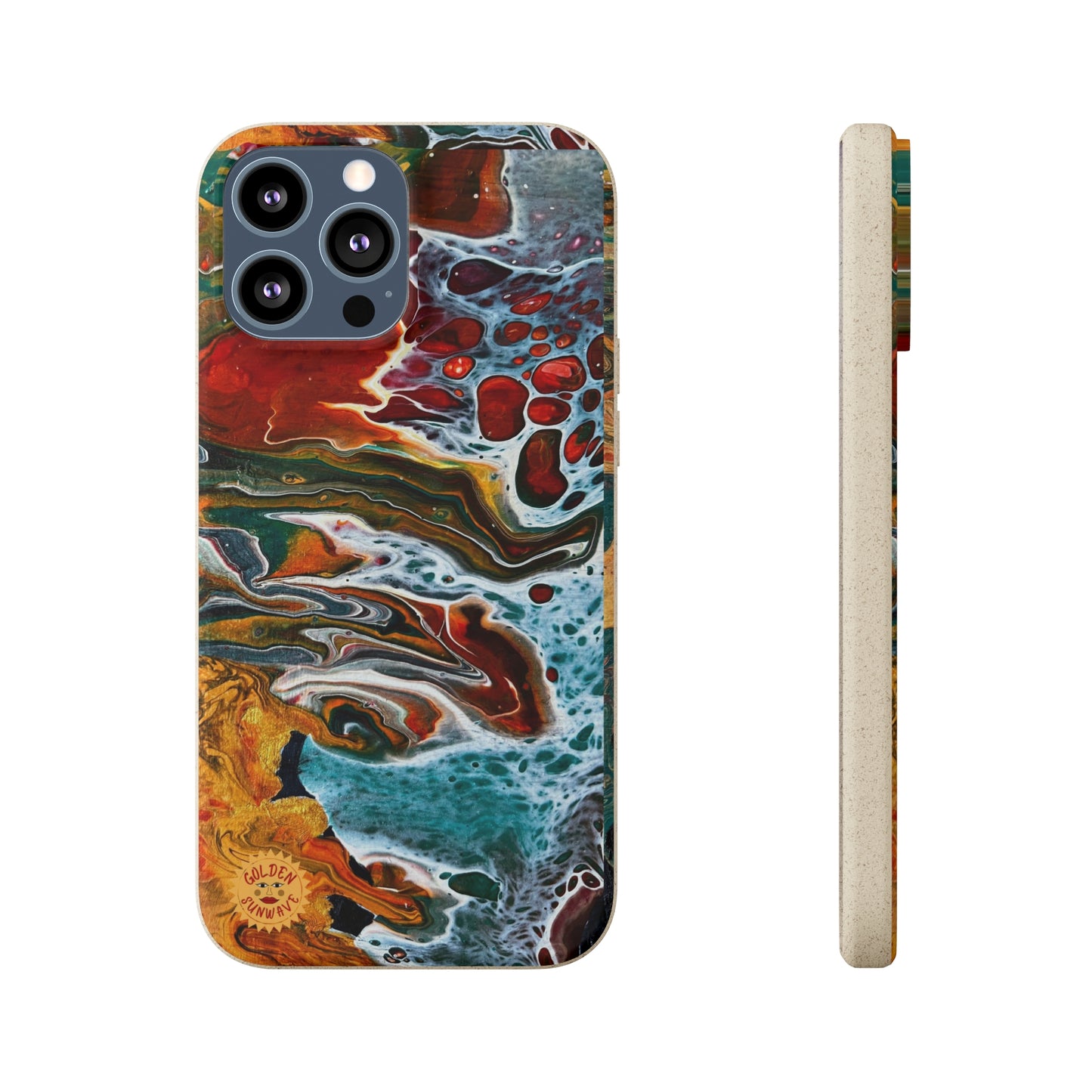 Geode Biodegradable Case Featuring Original Artwork by GoldenSunwave