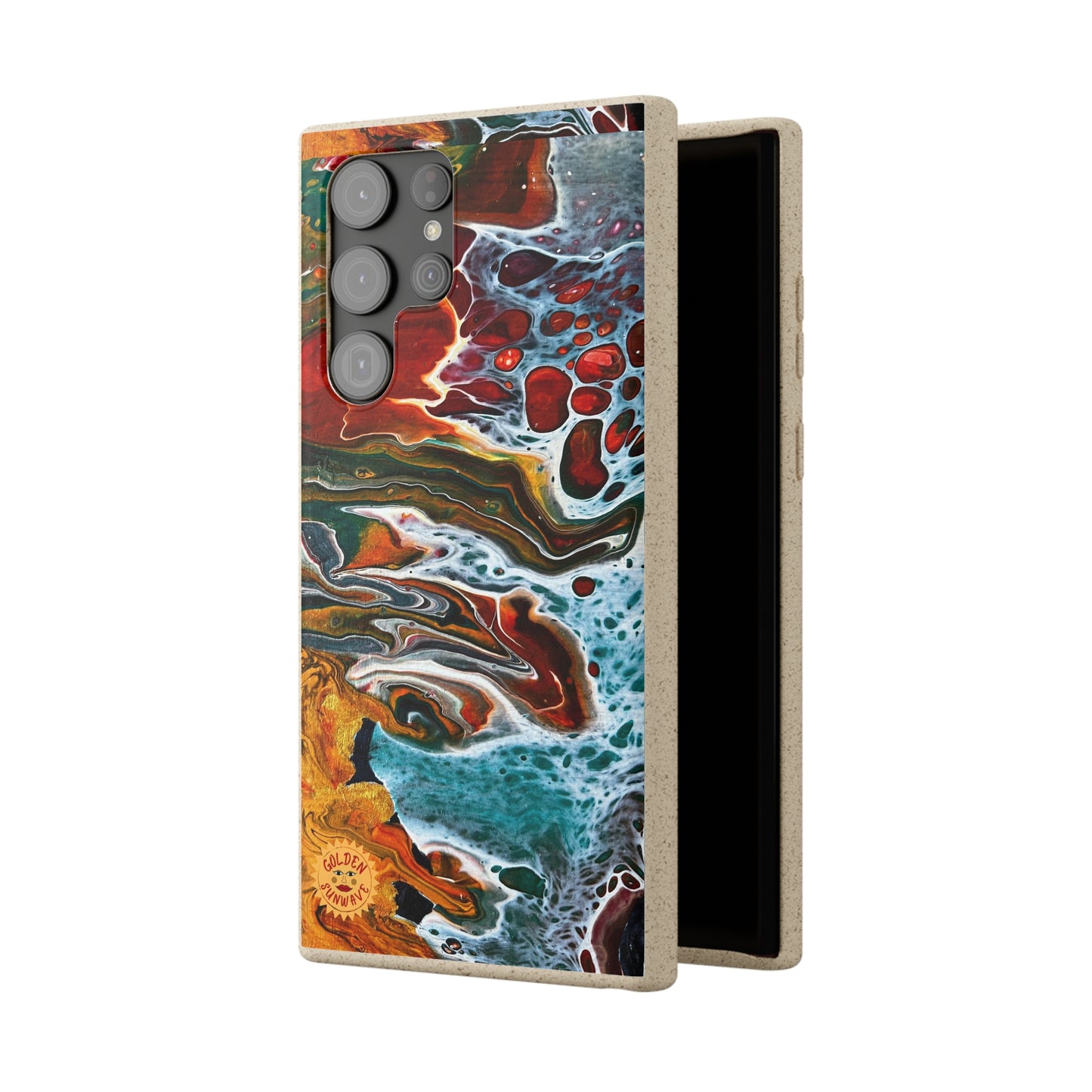 Geode Biodegradable Case Featuring Original Artwork by GoldenSunwave