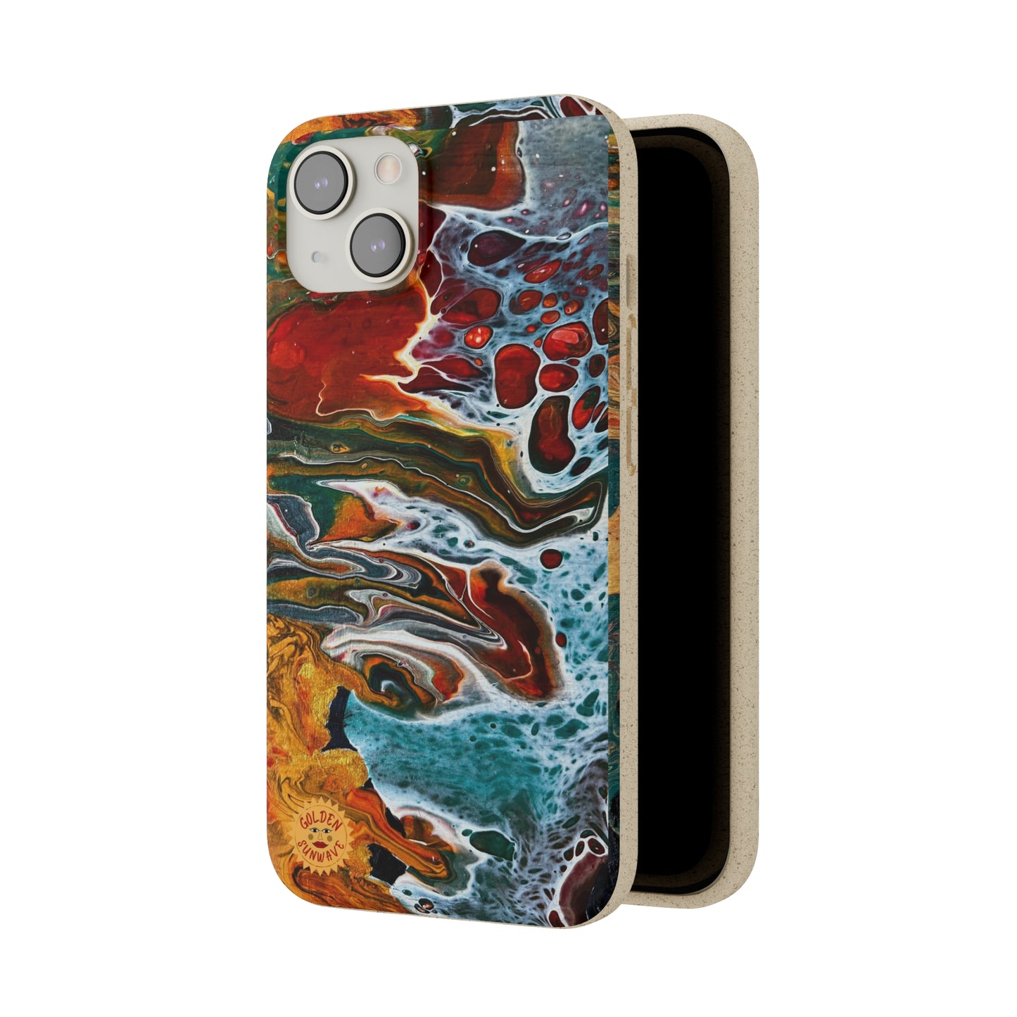 Geode Biodegradable Case Featuring Original Artwork by GoldenSunwave