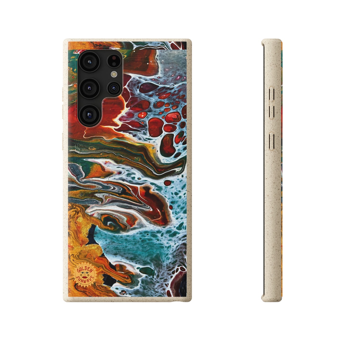 Geode Biodegradable Case Featuring Original Artwork by GoldenSunwave