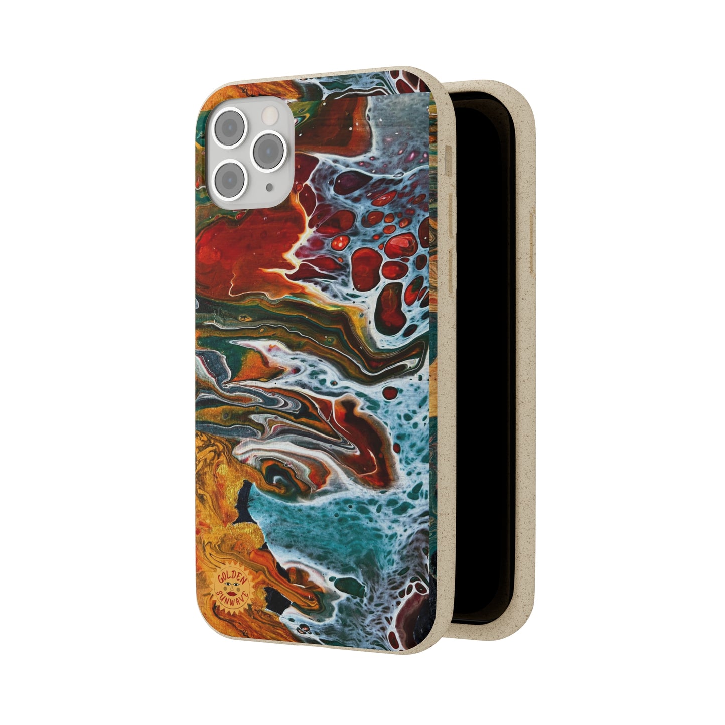 Geode Biodegradable Case Featuring Original Artwork by GoldenSunwave