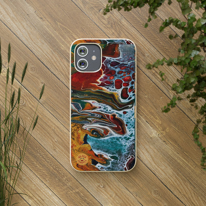 Geode Biodegradable Case Featuring Original Artwork by GoldenSunwave