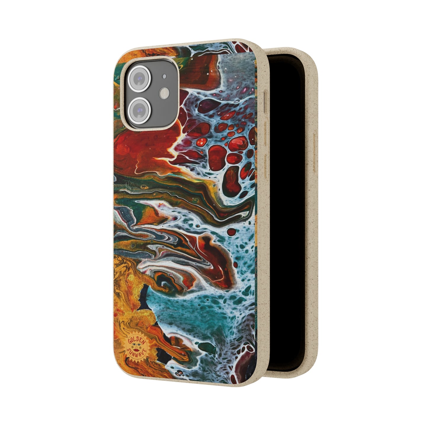 Geode Biodegradable Case Featuring Original Artwork by GoldenSunwave
