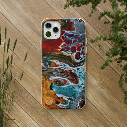 Geode Biodegradable Case Featuring Original Artwork by GoldenSunwave