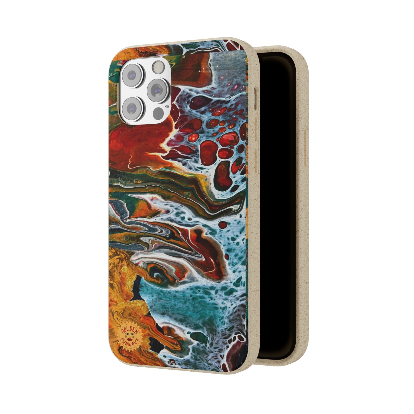 Geode Biodegradable Case Featuring Original Artwork by GoldenSunwave