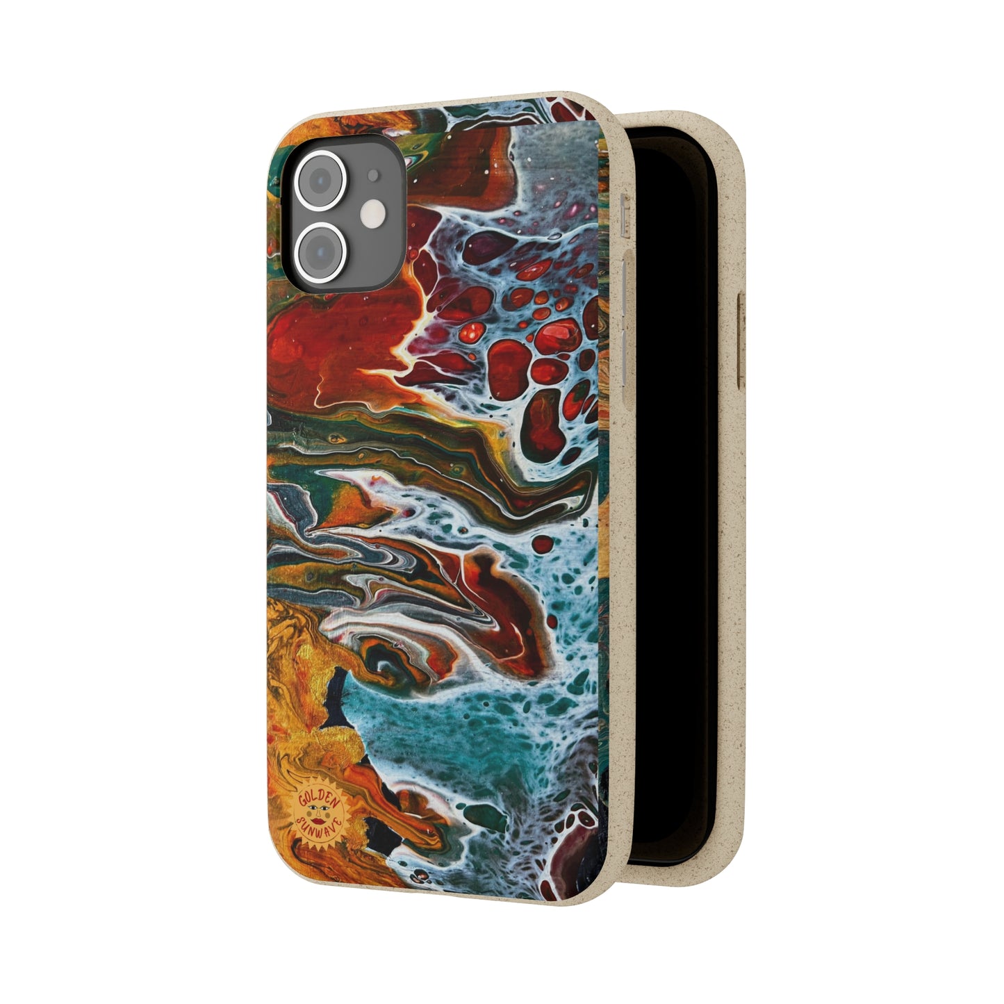 Geode Biodegradable Case Featuring Original Artwork by GoldenSunwave