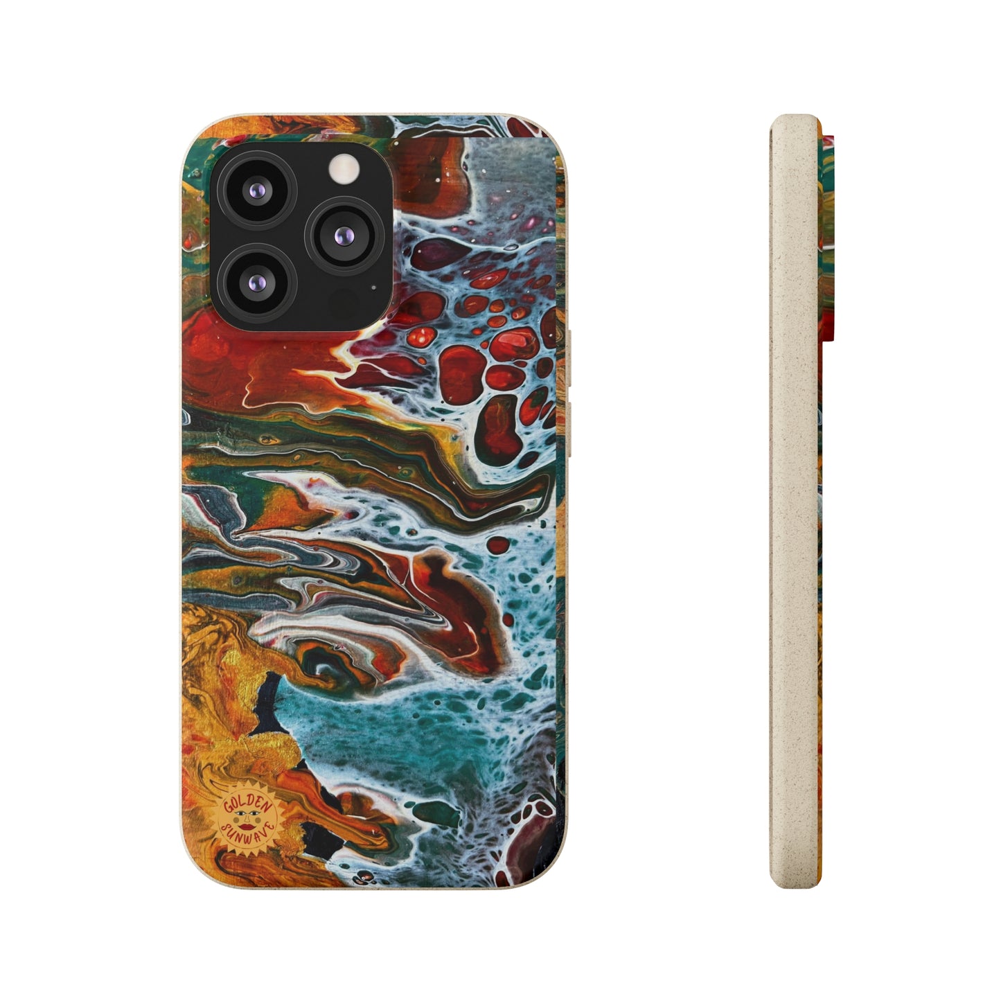Geode Biodegradable Case Featuring Original Artwork by GoldenSunwave