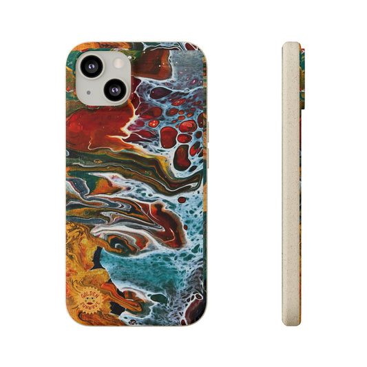 Geode Biodegradable Case Featuring Original Artwork by GoldenSunwave