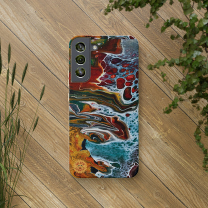 Geode Biodegradable Case Featuring Original Artwork by GoldenSunwave
