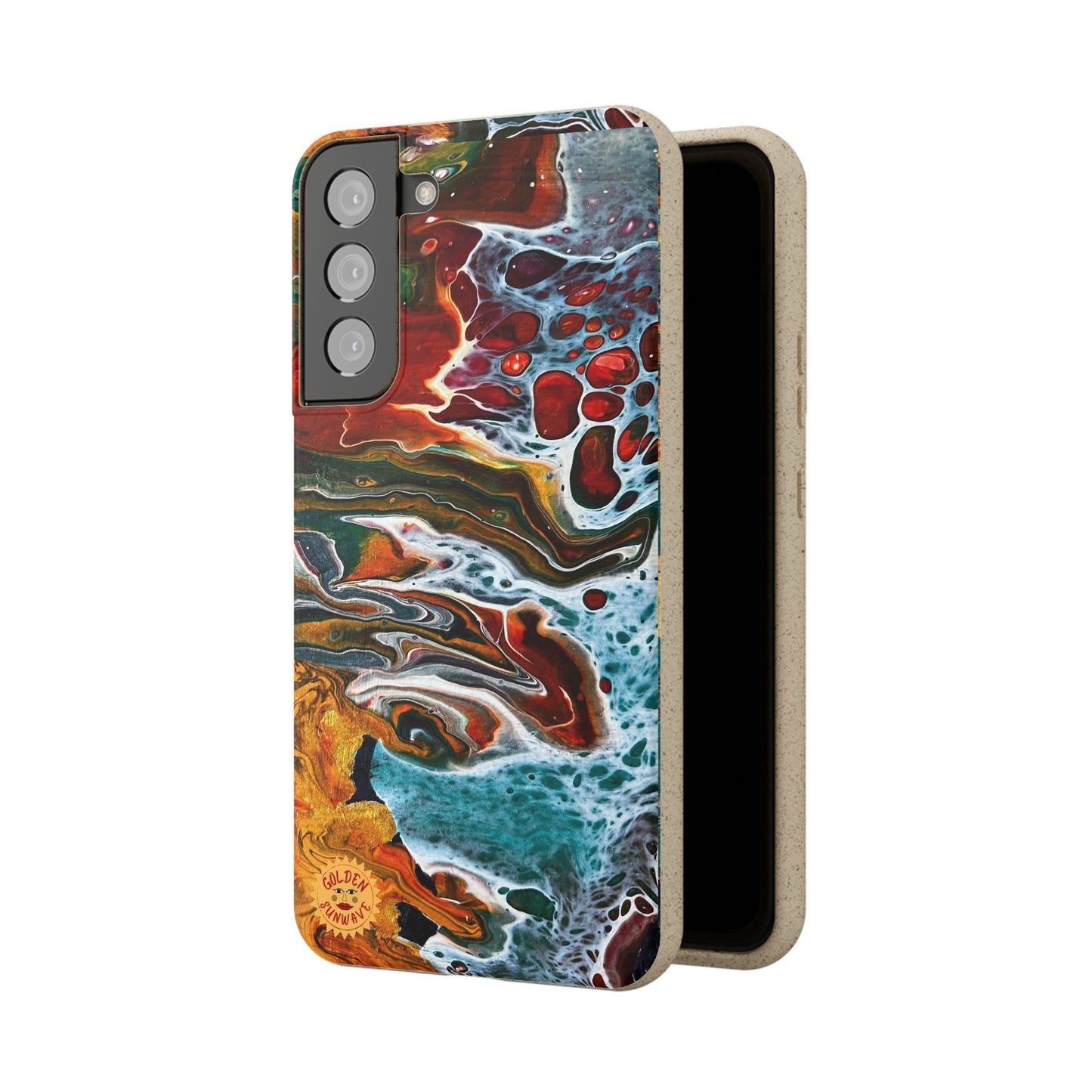Geode Biodegradable Case Featuring Original Artwork by GoldenSunwave