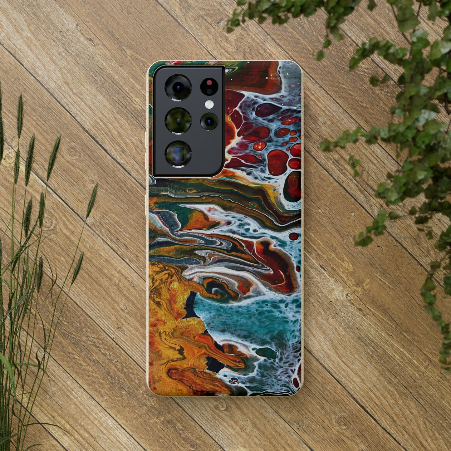 Geode Biodegradable Case Featuring Original Artwork by GoldenSunwave