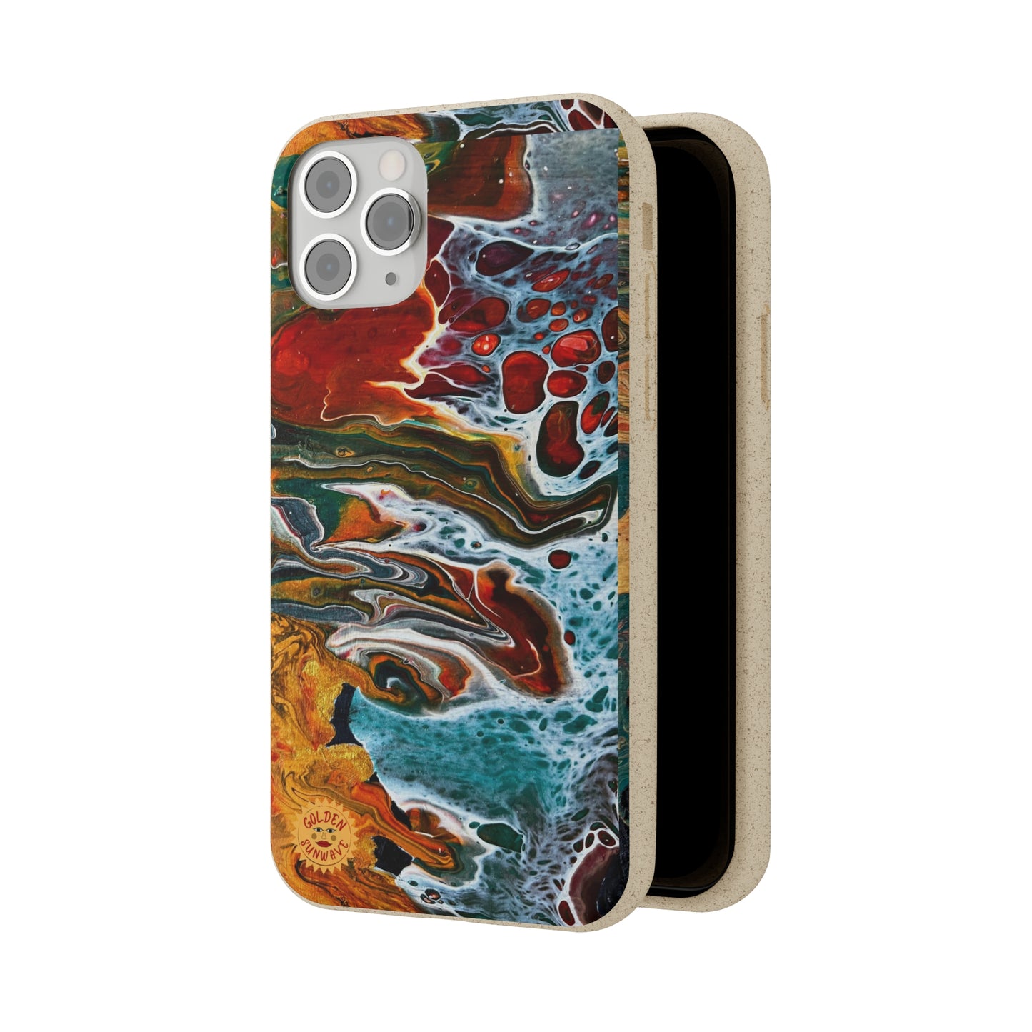 Geode Biodegradable Case Featuring Original Artwork by GoldenSunwave