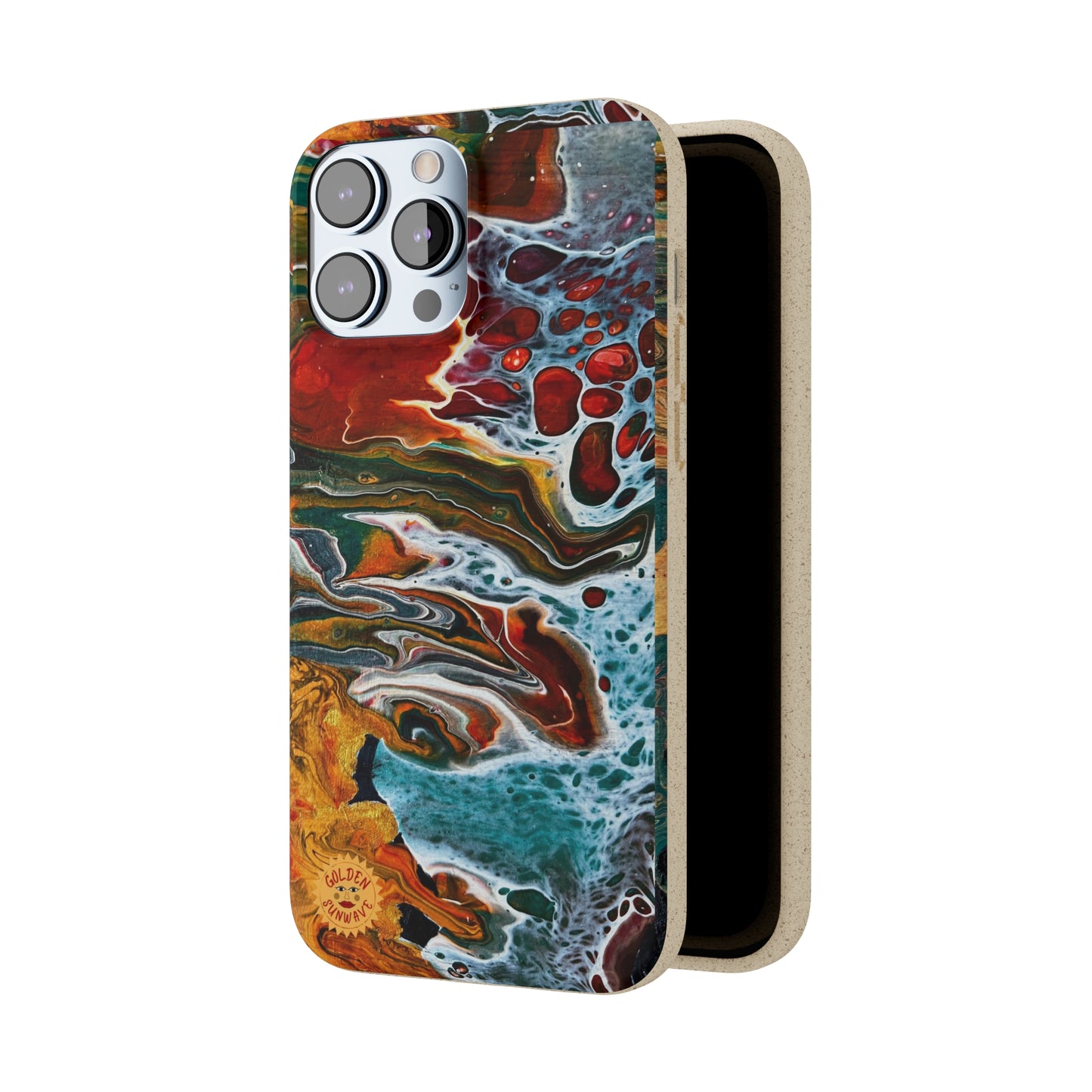 Geode Biodegradable Case Featuring Original Artwork by GoldenSunwave