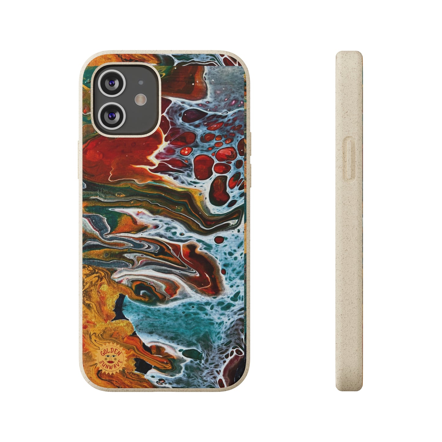 Geode Biodegradable Case Featuring Original Artwork by GoldenSunwave
