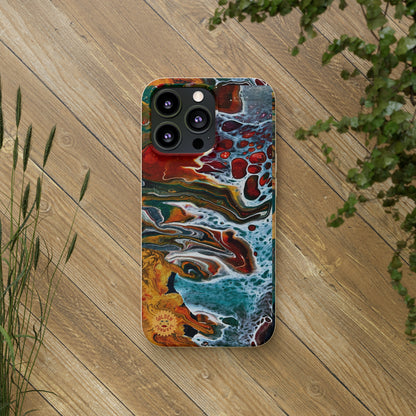 Geode Biodegradable Case Featuring Original Artwork by GoldenSunwave