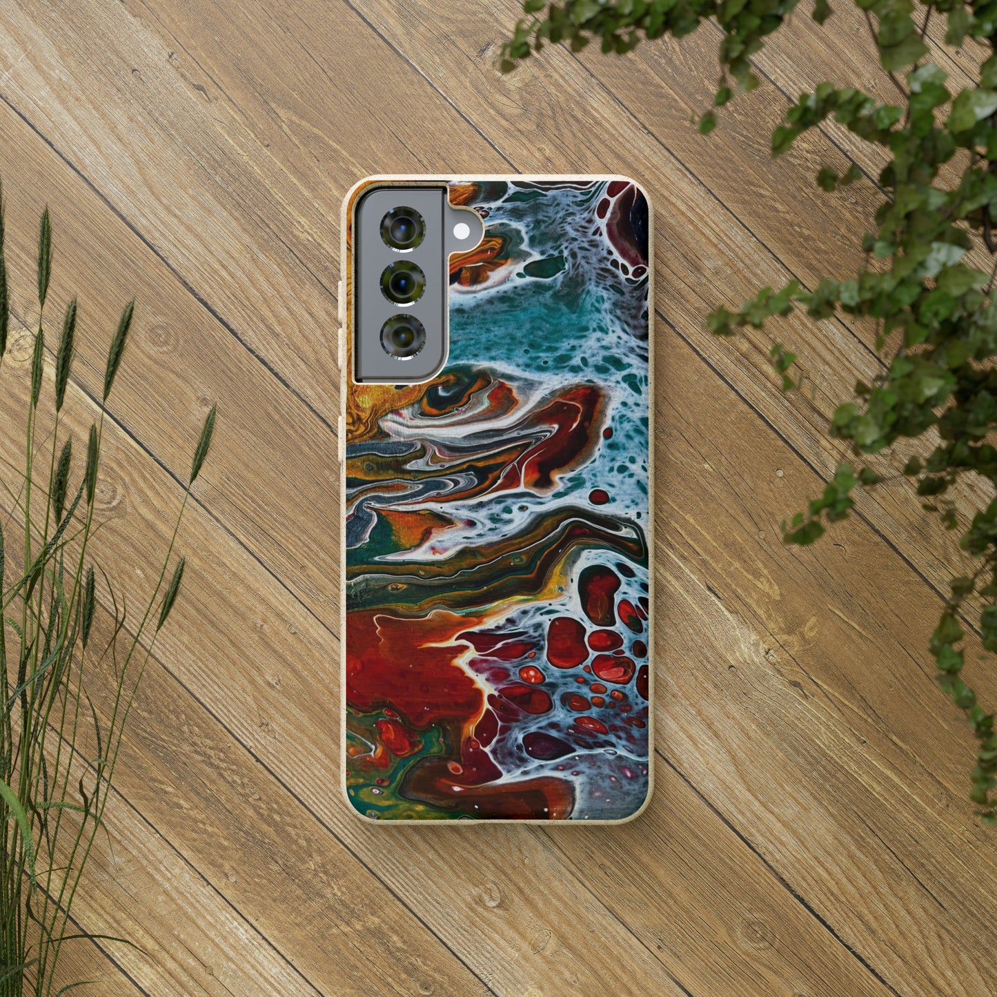 Geode Biodegradable Case Featuring Original Artwork by GoldenSunwave