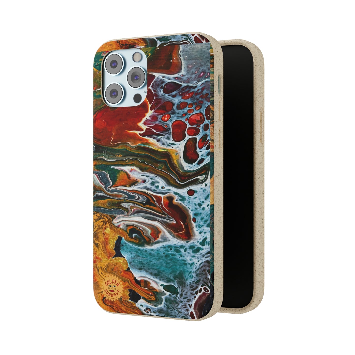 Geode Biodegradable Case Featuring Original Artwork by GoldenSunwave