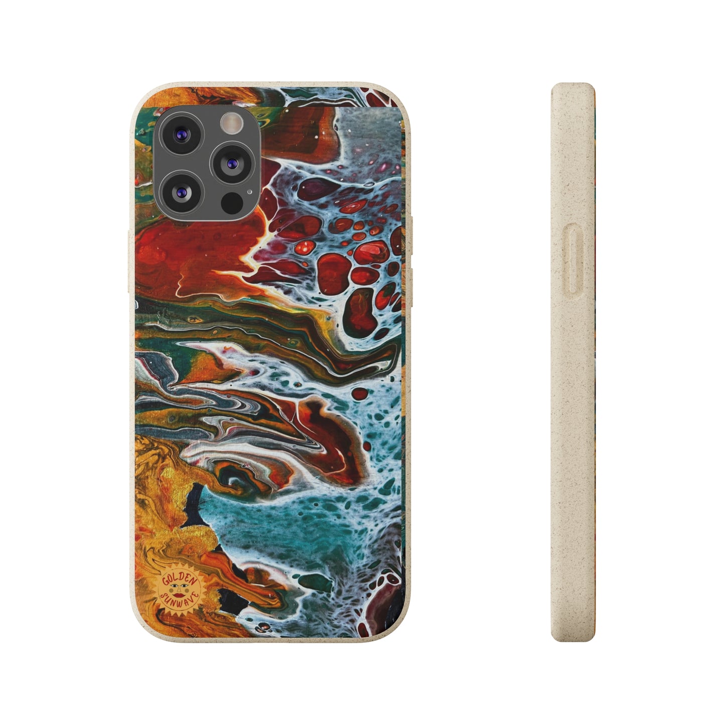Geode Biodegradable Case Featuring Original Artwork by GoldenSunwave